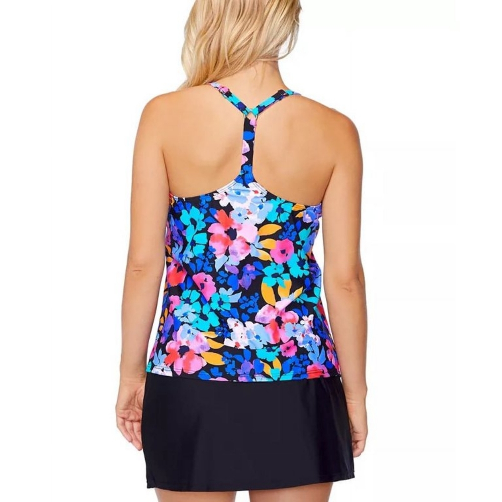 NWT, Island Escape Tellulah Floral Tankini Swim Top - Picture 2 of 9